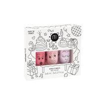 Coffret 3 vernis roses - Party - nailmatic