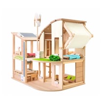Plan Toys - Maison en bois miniature - Ecologique et Meublée