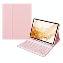 Clavier Pour Tablette Avec Étui Cuir Et Touches Rondes Couleurs Bonbon Rose YONIS