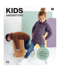 Livre Rico Kids Handknitting - Rico Design - N° 6 Violet