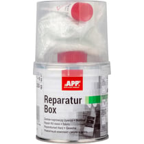 Kit de réparation - Carrosserie - Résine polyester + fibre de verre + durcisseur - APP