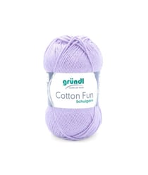 Fil à tricoter COTTON FUN - Gründl - certifié Oeko-Tex 35 Violet