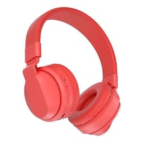 Casque Audio Enfant Sans Fil Réglable Bluetooth 5.0 Avec Micro Et Réduction De Bruit Rouge YONIS