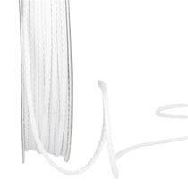 Bobine 30m cordelière polyester 2mm blanc