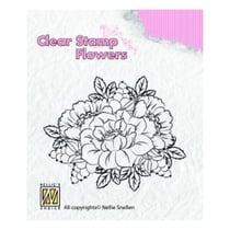 Tampon transparent scrapbooking Nellie's choice FLEUR 012