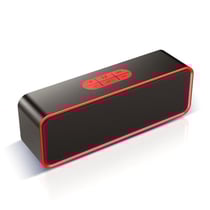 Enceinte Bluetooth Portable Son Stéréo Puissant Autonomie 12h Support TF AUX Rouge YONIS