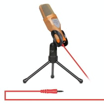 Microphone Professionnel Condensateur Avec Trépied Pour PC Et Mac Diffusion En Direct Or YONIS