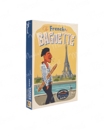 1000p The French Baguette - Marcel Travel Posters