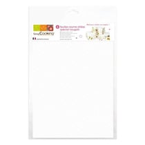 30 feuilles azymes blanches A4 pour nougat