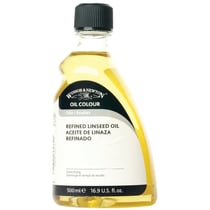 Huile de lin raffinée - Peinture à l'huile - 500ml - Winsor & Newton