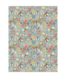 Tissu coton champêtre de 135 cm de largeur Vert vendu par 50 cm