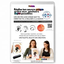 Peinture aux pochoirs Panash débutant enfants et adultes - Crépuscule en 3 pochoirs