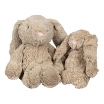 Lapin en peluche et son bébé