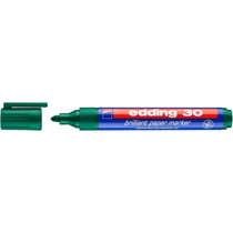 Marqueur permanent pointe 1,5-3 mm - EDDING - Vert - Encre brillante - Rechargeable