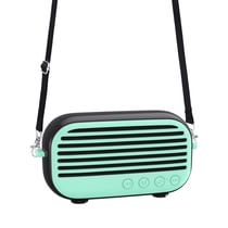 Enceinte Bluetooth Portable 10W Karaoke Avec Micro Et Sangle Haut Parleur Externe Vert YONIS