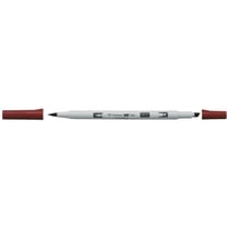 Lot de 6 marqueurs à alcool double pointe - TOMBOW - ABT PRO 837 rouge vin