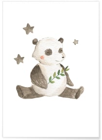 Affiche Enfant Panda | A3 : 29,7x42cm