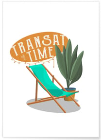Affiche Transat Time | A3 : 29,7x42cm