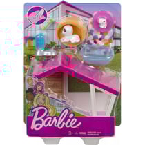 Coffret barbie : 2 chiens + niche + accessoires - mattel - grg78 - accessoires poupee