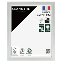 Cadre photo Perle gris clair 24x30 cm