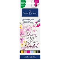 Feutres de coloriage - Faber-Castell - Goldfaber Aqua - Couleurs douces - Etui de 6