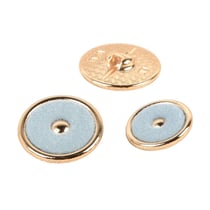 Bouton ronds colorés bleu layette
