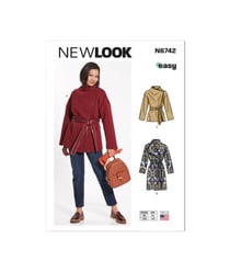 Patron New Look 6742 - Manteau (XS-S-M-L-XL) taille n°FR 34-50