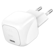 Belkin Chargeur Secteur Rapide USB-C 30W Power Delivery et PPS Compact Blanc