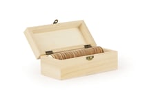 BOITE A MESSAGES 50 COEURS BOIS 150x60x70mm