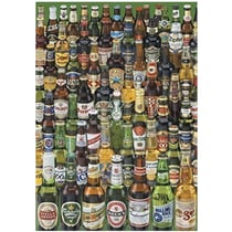 Puzzle bouteilles de bieres 1000 pieces - collection alcool - educa - 12736