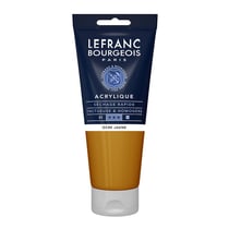 Peinture acrylique - Ocre jaune - 302 - Fine - Lefranc Bourgeois - Tube 200ml