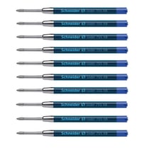 Lot 10 recharges pour stylo bille - Bleu - Pointe extra-large - Slider 755 XB - Schneider