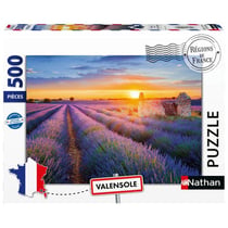 Puzzle 500 pièces - Route de la lavande, Valensole - Nathan