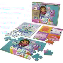 Gabby's Dollhouse Puzzle en bois 3 pièces