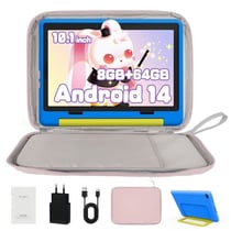 Tablette pour Enfant - KOTSREN - 10 pouces Android 14 - 8 Go RAM - 64 Go + microSD 1 To - WiFi 6
