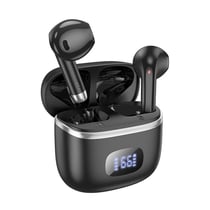 Ecouteurs Bluetooth Sans Fil Avec Affichage LED Et Longue Autonomie Noir YONIS