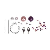 Kit: Ange porte - bonheur, abricot / mûre, 2,4x1,5x5,1cm, 2 couleurs 2 pces