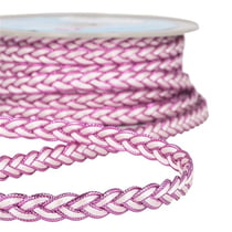Bobine 15m Galon tressé Rose/parme 12mm