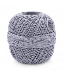 Coton à crocheter HAKELGARN 10 - Grundl - certifié Oeko-Tex Gris (10)