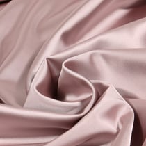 Tissu Satin Duchesse extensible Rose clair
