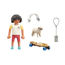 71612 Adolescent avec chien