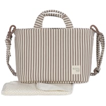 Sac à langer Praliné Rayures Moka Walking Mum