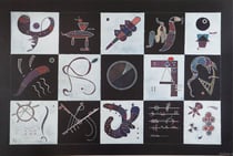 Puzzle 1000 pièces - Kandinsky - Quinze, 1959 - Bluebird Puzzle