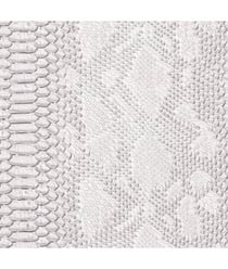 Simili-cuir effet peau de reptile Comodo Blanc