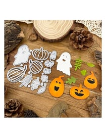 Dies Halloween - fantôme et citrouilles déguisées