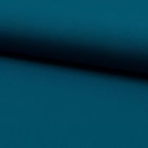 Tissu Coton uni Bleu pétrole