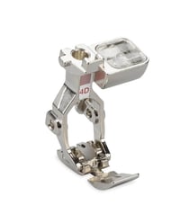 Pied pour fermeture à glissière N°4D pour machine électronique - Bernina Gris