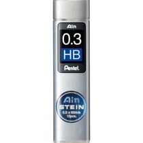 Pentel Mines fines pour porte-mines AIN STEIN C273, 0.3mm dureté HB