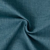 Tissu Toile Polycoton aspect Lin Alix uni Bleu pétrole