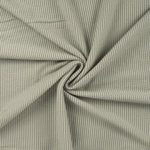 Tissu Jersey Seersucker rayé Vert kaki - Au mètre